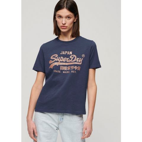 Superdry T-shirt METALLIC VL RELAXED T SHIRT