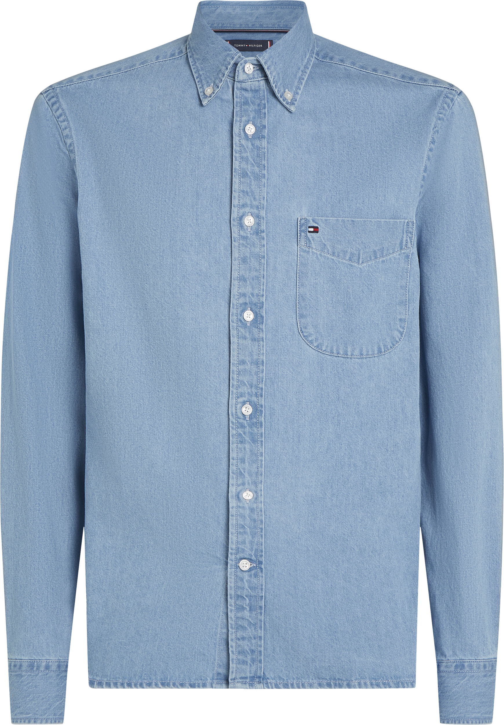 Tommy Hilfiger Menswear casual overhemd met lange mouwen