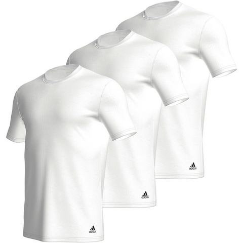 Adidas Sportswear T-shirt Pure Cotton met een ronde hals (Set van 3)