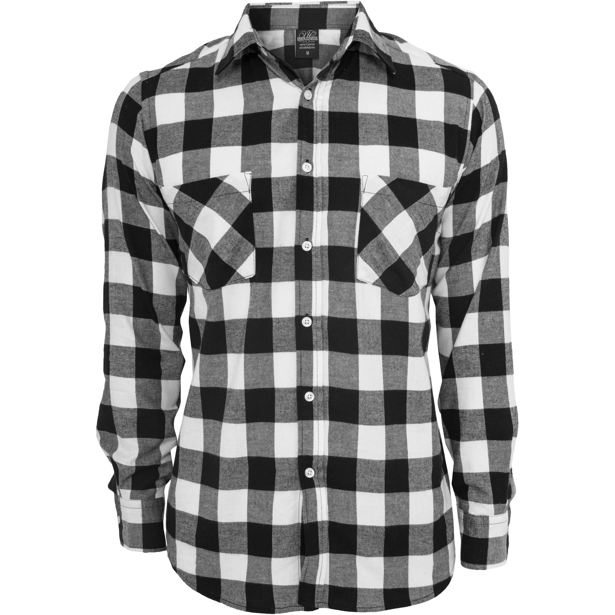 Urban Classics Heren geruit flannel shirt