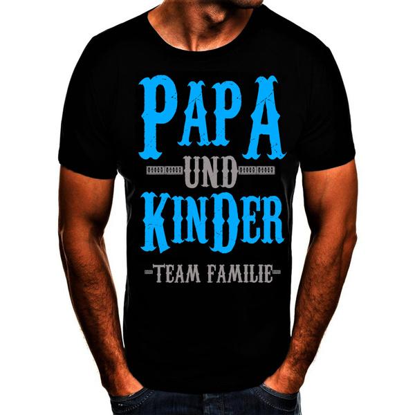 Shirtbude Papa und Kinder Shirt