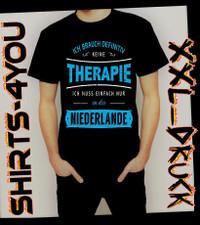 Shirtbude Holland therapie vakantie t-shirt met print