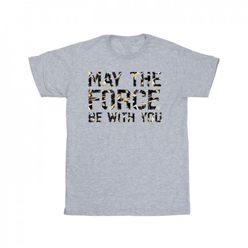 Star Wars Mens May The Force Infill T-Shirt