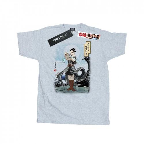 Star Wars Mens The Last Jedi Japanese Rey T-Shirt