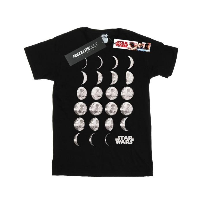 Star Wars Mens Death Star Moon Phases T-Shirt