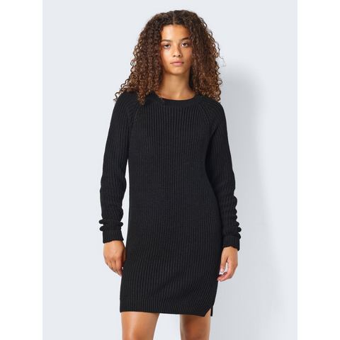 Noisy may Gebreide jurk NMSIESTA L/S O-NECK KNIT DRESS NOOS