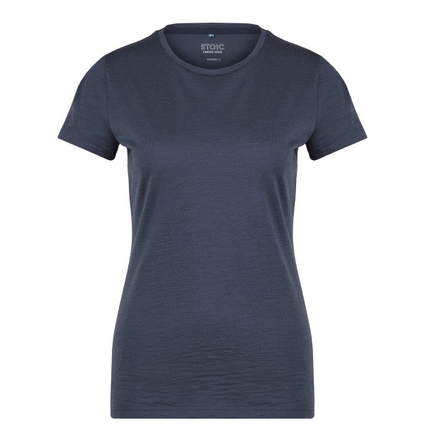 Stoic  Women's Merino180 BengtSt. T-Shirt slim - Merinoshirt, blauw