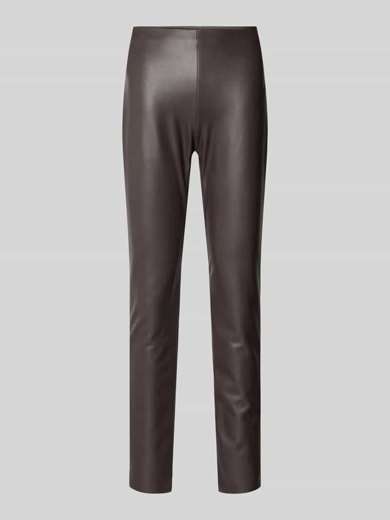 RAFFAELLO ROSSI Skinny fit broek in leerlook