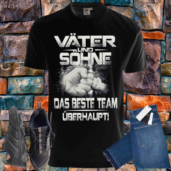 Shirtbude vater söhne papa vatertag print spruch tshirt