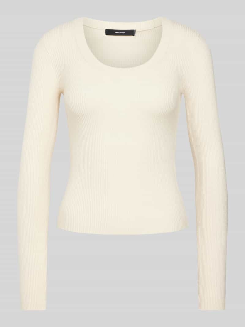 Vero Moda Gebreide pullover met ronde hals