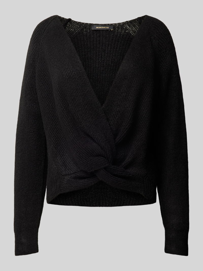 MORE & MORE Gebreide pullover met V-hals