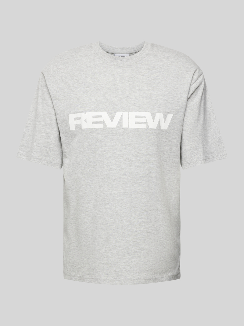 REVIEW T-shirt met labelprint