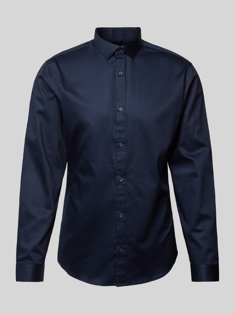 Jack & Jones Premium Slim fit vrijetijdsoverhemd met kentkraag, model 'CARDIFF'