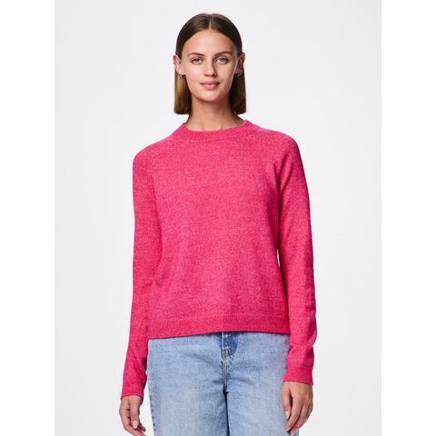 Pieces Gebreide trui PCJULIANA LS O-NECK KNIT NOOS BC