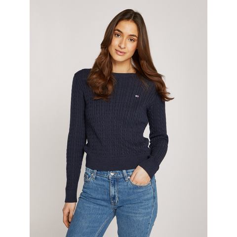 TOMMY JEANS Gebreide trui TJW CABLE ESSENTIAL SWEATER