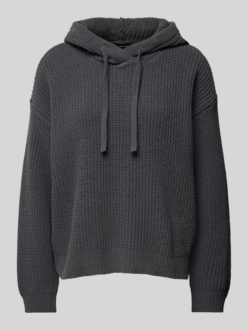 Vero Moda Geribde pullover met capuchon, model 'NEAT'