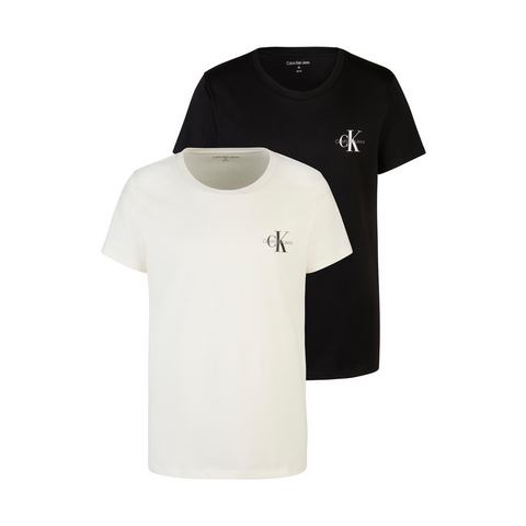 Calvin Klein Jeans Plus T-shirt PLUS MONOLOGO TWO PACK