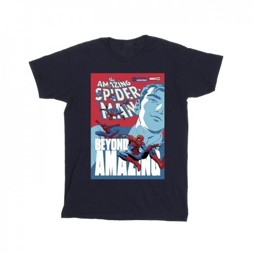 Marvel Spider-Man Beyond Amazing Cover T-shirt voor heren