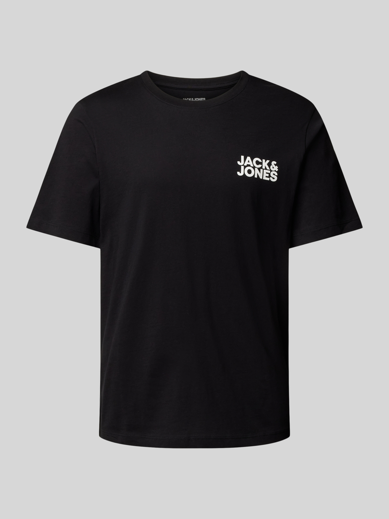 Jack & jones T-shirt met labelprint, model 'ECORP'