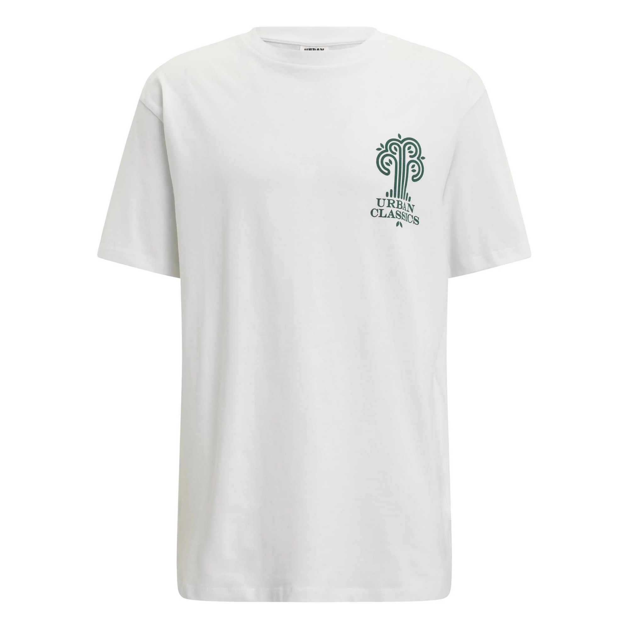 Urban Classics Heren boom biologisch katoenen logo t-shirt