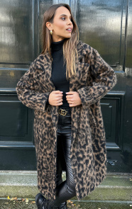 The Musthaves Exclusive Oversized Coat Leopard