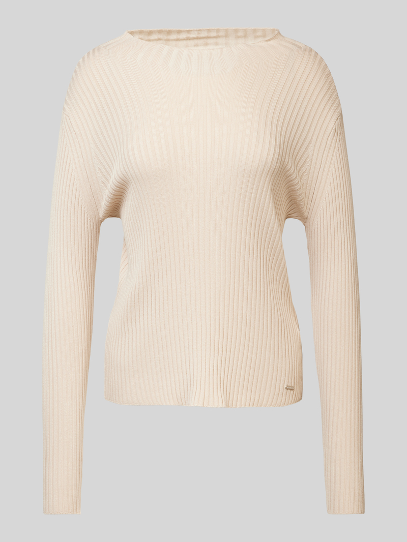 MORE & MORE Gebreide pullover met boothals