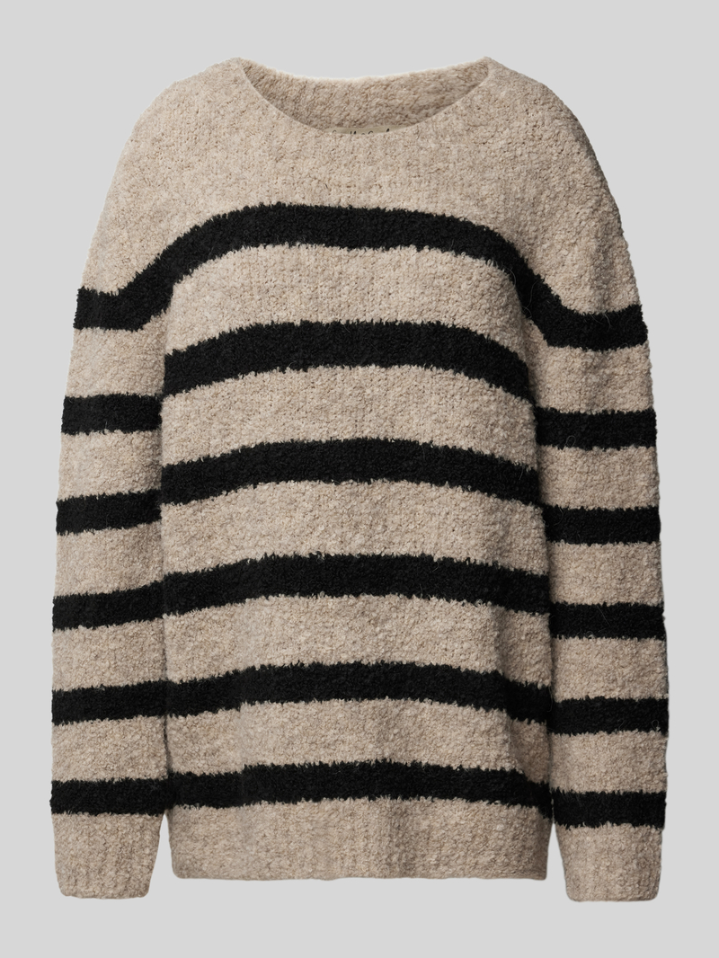 Smith and Soul Oversized gebreide pullover met ronde hals