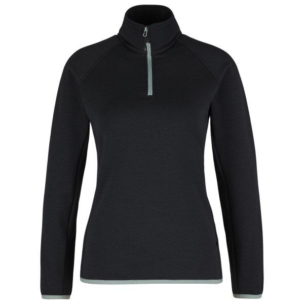 Heber Peak  Women's MerinoBlend SaplingHe. Half Zip - Trui, zwart