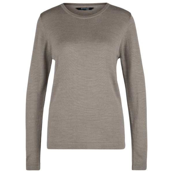 Stoic  Women's MerinoKnit MMXX.Kniva Sweater - Merinotrui, grijs