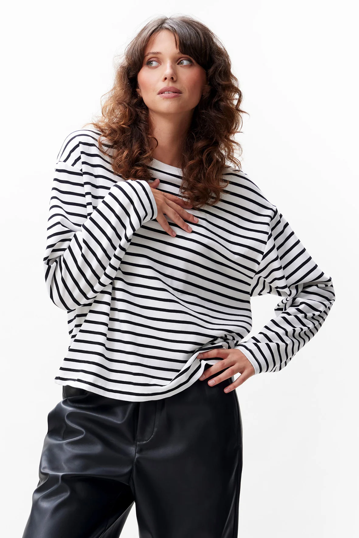 Catwalk Junkie 2402040601 relaxed stripe long sleeve