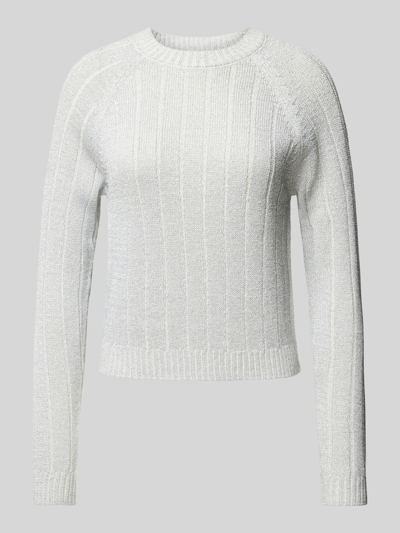 Vero Moda Regular fit gebreide pullover met ribstructuur met effectgaren, model 'VANJA'