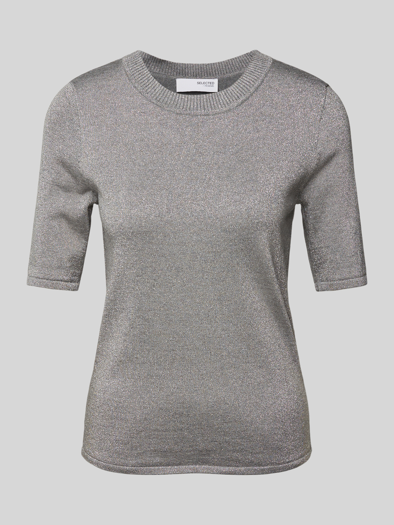 Selected Femme Gebreide pullover met 1/2-mouwen, model 'LURA'