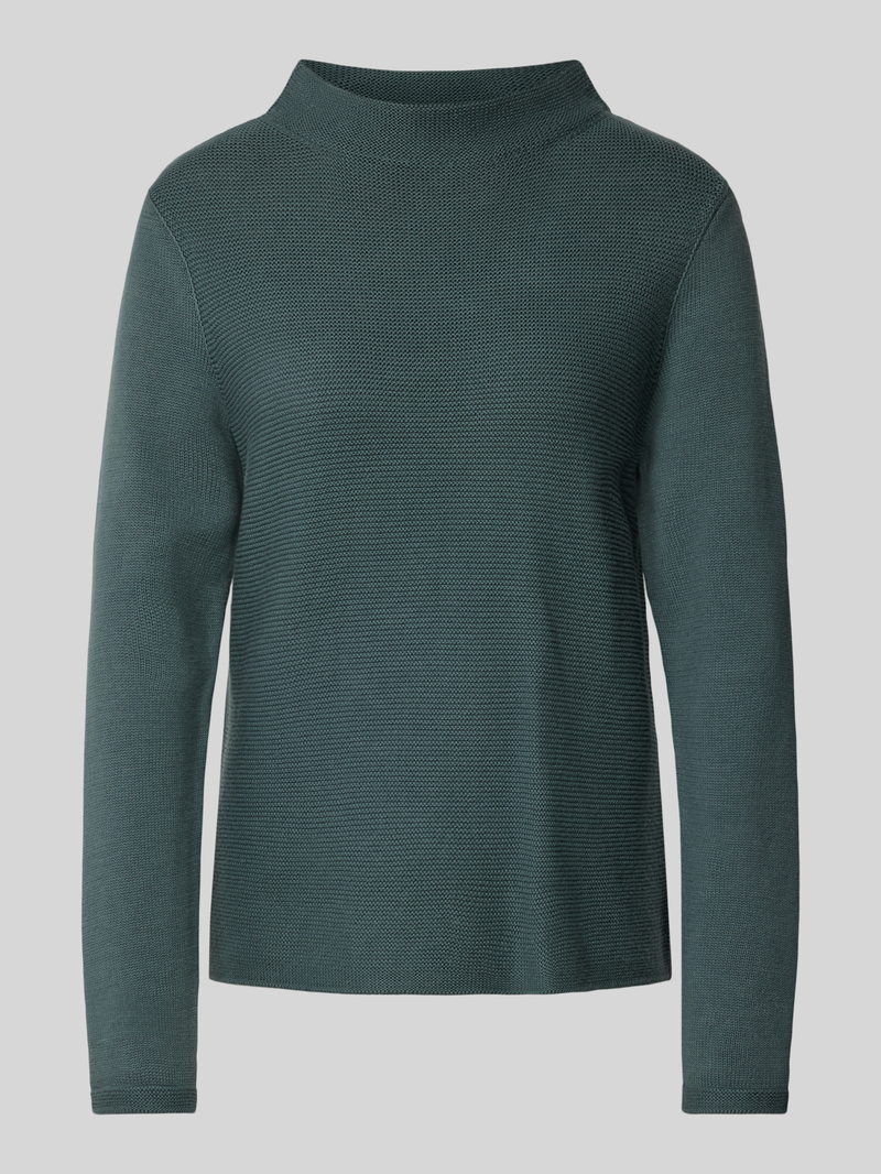 Marc O'Polo Slim fit gebreide pullover van hoogwaardig katoen met fijn averecht tricot