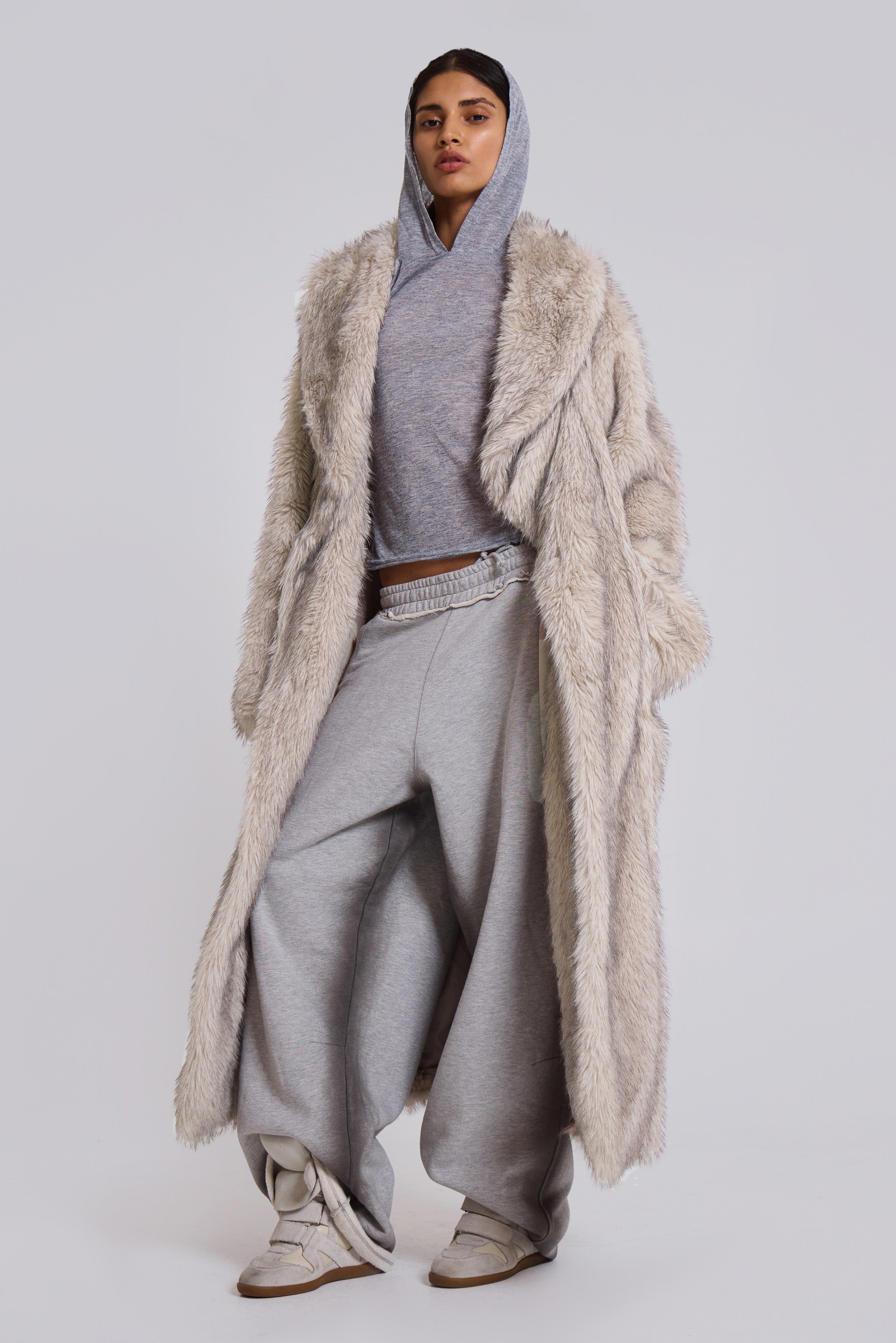 Jaded London Alaska Faux Fur Coat