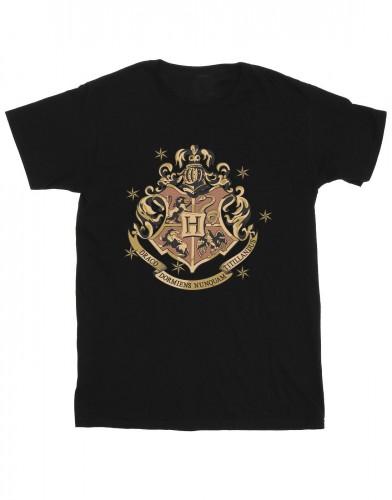 Harry Potter Heren gouden Hogwart Crest T-shirt