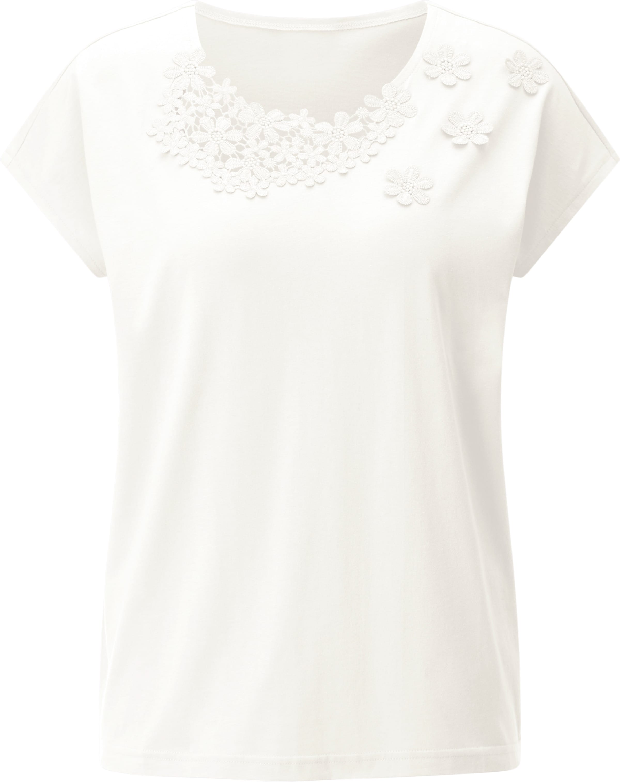 Your Look... for less! Dames Shirt met ronde hals ecru Maat