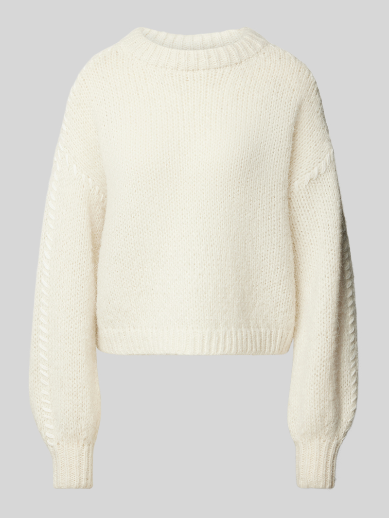 Vero Moda Relaxed fit gebreide pullover met contrastdetail, model 'FENG'