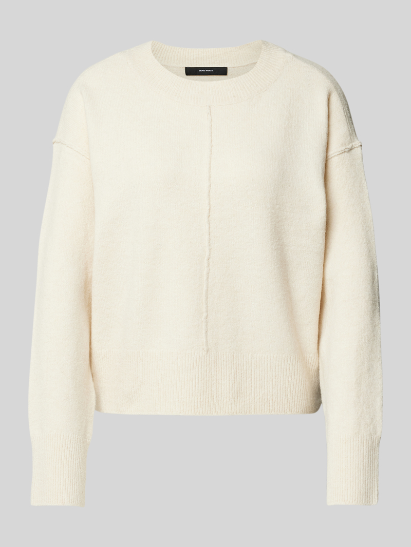 Vero Moda Regular fit gebreide pullover met borstnaad, model 'ESTI'