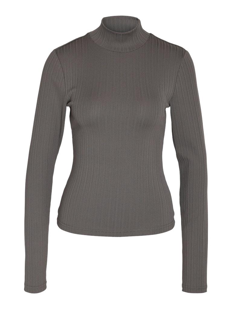 Noisy May Nmellie L/s Funnel Neck Rib Top Jrs: