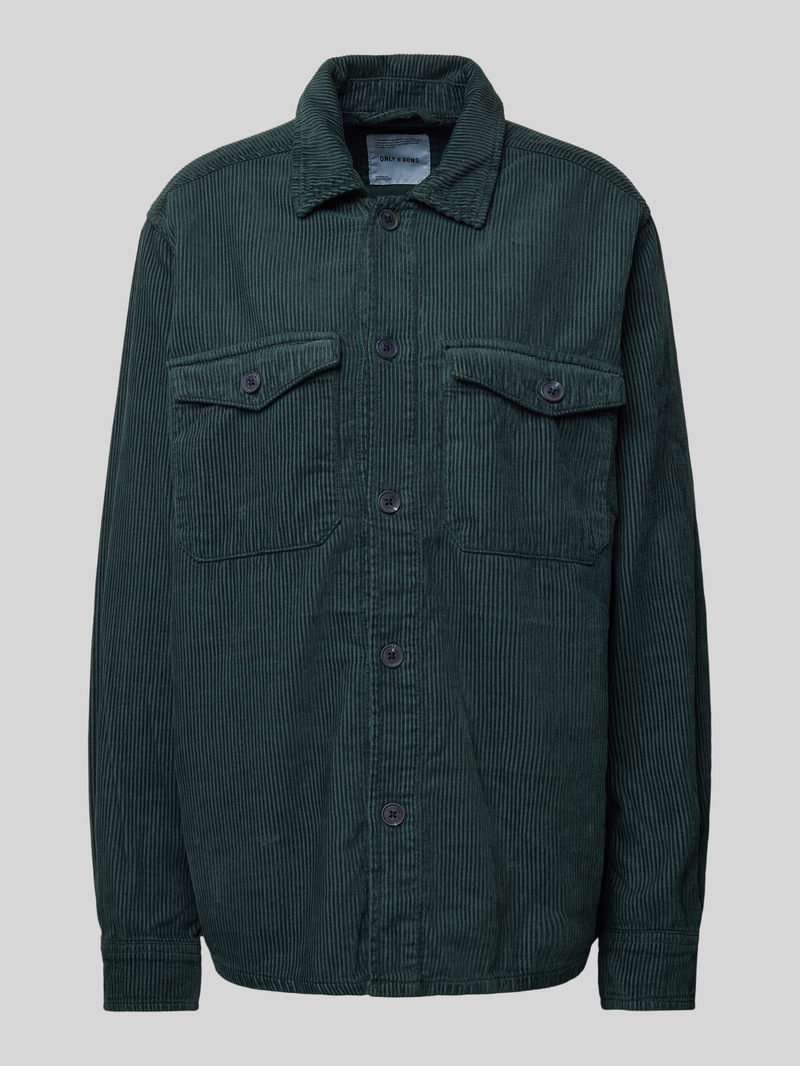 Only & Sons Regular fit vrijetijdsoverhemd van corduroy, model 'MARLOW'