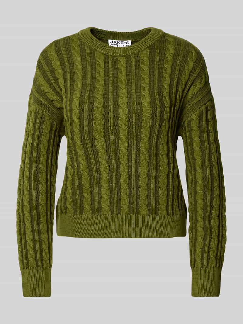 JAKE*S STUDIO WOMAN Gebreide pullover met kabelpatroon