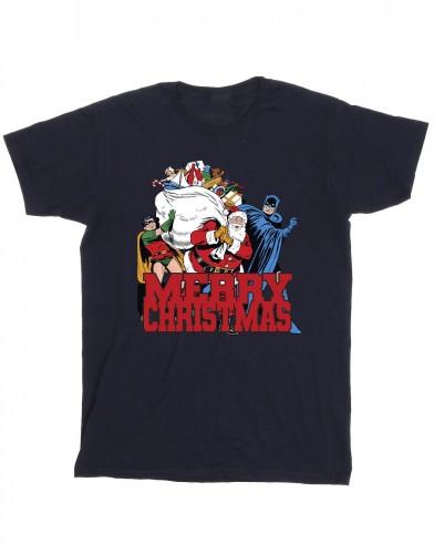 DC Comics Heren Batman Merry Christmas Comic T-shirt