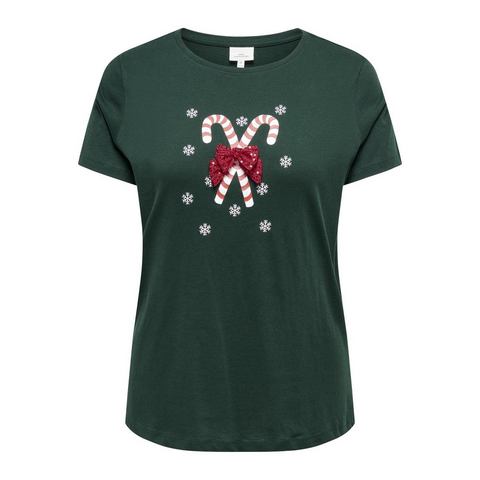 ONLY CARMAKOMA Shirt met korte mouwen CARXMAS SS REG. TEE JRS