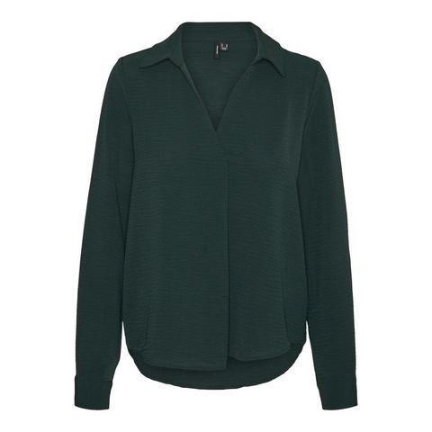 Vero Moda Shirt VMALVA L/S COLLAR TOP WVN GA