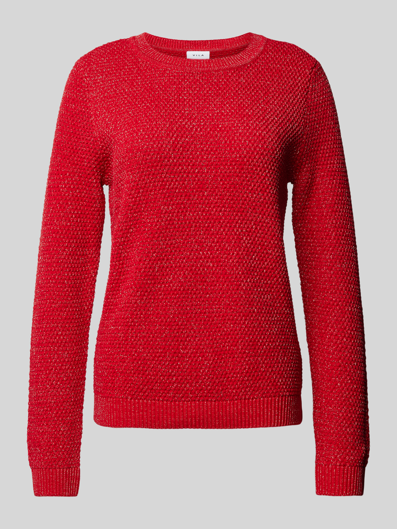 Vila Gebreide pullover met effectgaren, model 'DALO'