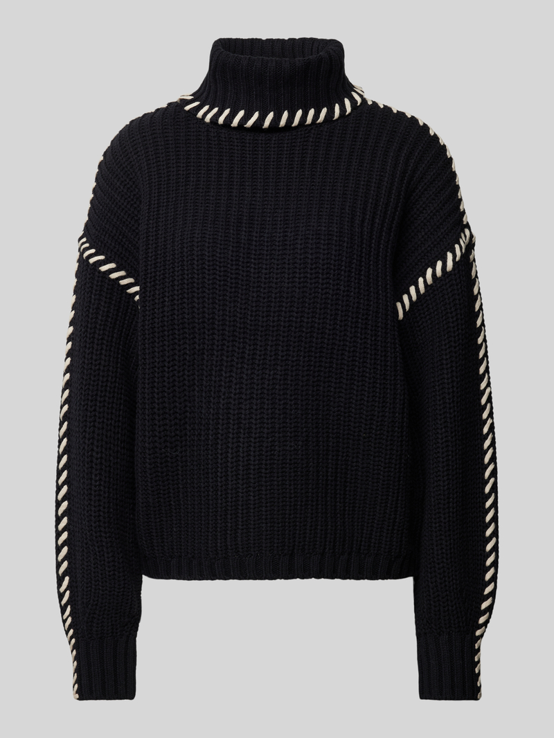 Vero Moda Loose fit gebreide pullover met ballonmouwen, model 'NEWCREAM'