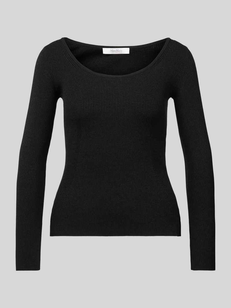 MaxMara Leisure Gebreide pullover met boothals, model 'ONDINA'