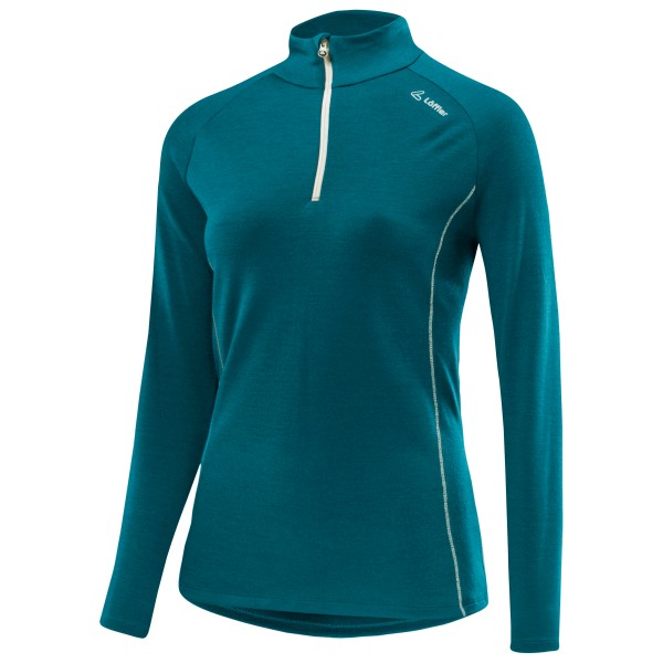 Löffler  Women's Midlayer Transtex Merino - Merinolongsleeve, blauw