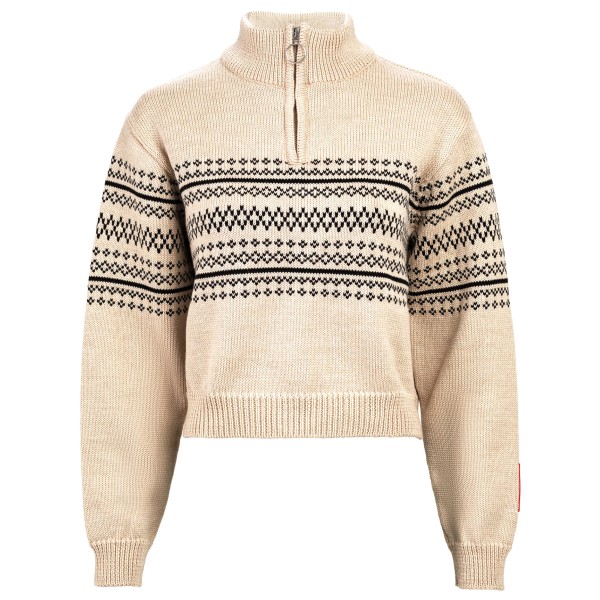 The Mountain Studio  Women's Ski Sweater - Merinotrui, beige