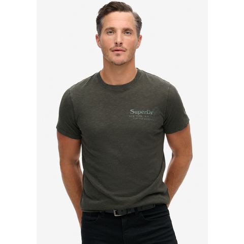 Superdry Shirt met ronde hals TONAL VENUE LOGO T SHIRT